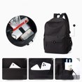 thumbnail image 3 of Mochila escolar para mujer, mochilas escolares de viaje causales, mochila para portátil de 14 pulgadas para adolescentes, mochila ligera, resistente al agua, mochila para estudiantes, 3 of 5
