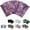 Glossy Purple Marble, variant on 32- Peel and Stick Backsplash Wall Tile, 4"x 8" PVC Glossy  Marble Stick  Subway Tiles for Kitchen, Bathroom, Laundry Room, Camper, Fireplace