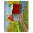 thumbnail image 1 of Betsy Drake PM028 14 x 18 Po. Tapis de Table Dicks Covered Bridge - Ensemble de 4, 1 of 1