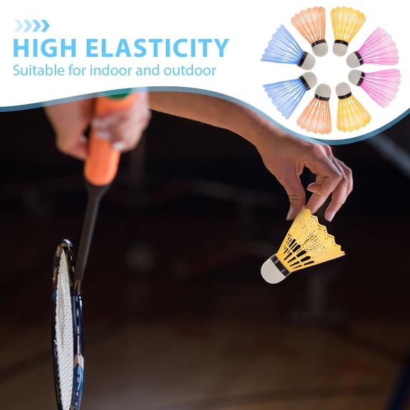 PENIKOKO 12Pcs Foam Head Badminton Shuttlecocks with Precise Weight and Durable Plastic for Sport Training