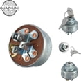 thumbnail image 1 of Sistema de encendido con interruptor de arranque profesional para diversos equipos de jardinería, construcción de metal duradera con 3 posiciones, 6 terminales y larga vida útil, protección contra el, 1 of 5