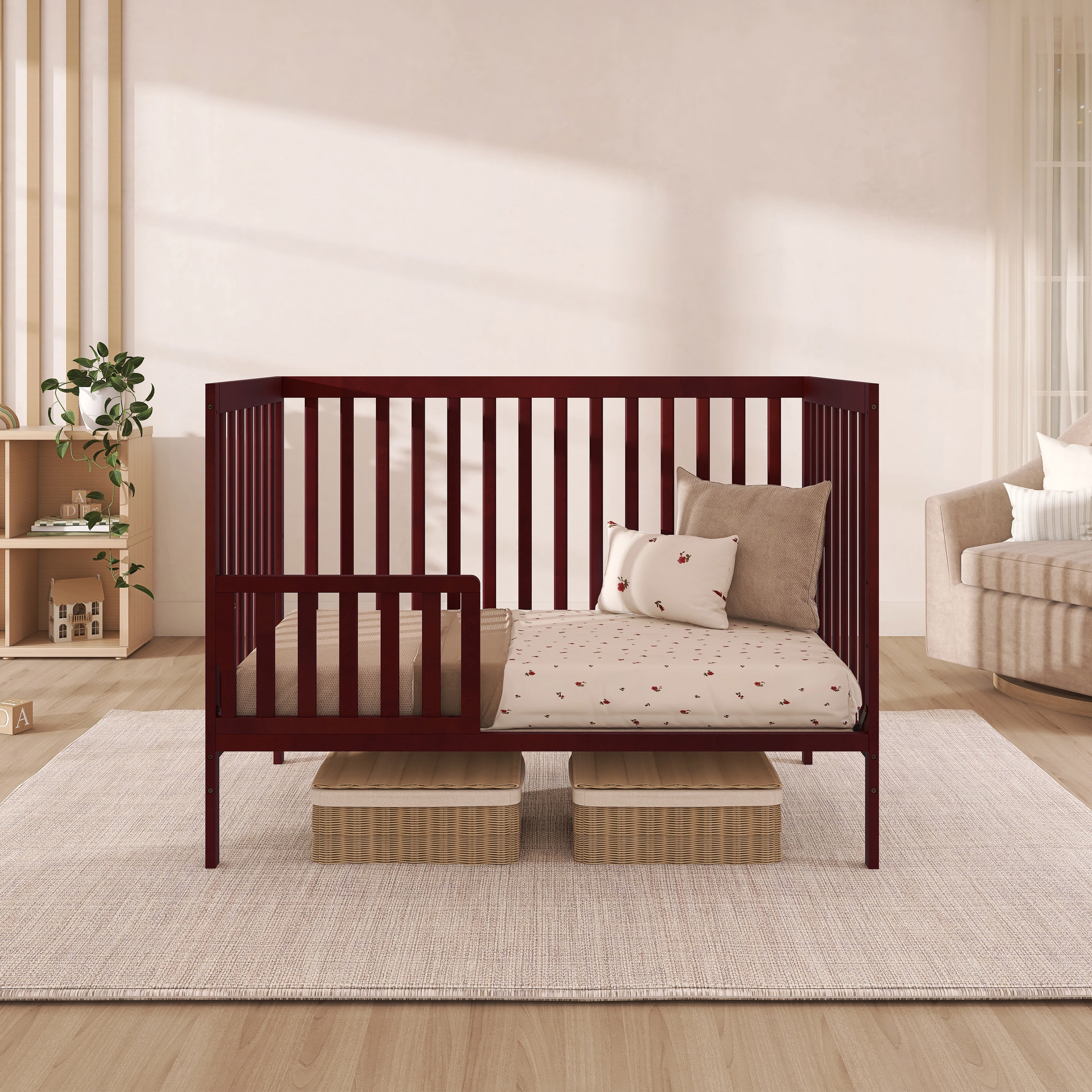 Dream On Me Synergy 5 in 1 Convertible Crib, Royal Blue - Walmart.com
