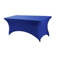 thumbnail image 4 of jifeng Table Cloth Stretch for Folding Table Tablecloth for Events Birthday Outdoor Blue, 4 of 9