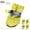 Yellow D, variant on TFYZYY Dog Shoes for Small Dogs, Waterproof Paw Protection Booties, Non-Slip Reflective Dog Boots, Adjustable Drawstring, Soft Sole for Outdoor Use, 4PC Set