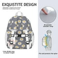 thumbnail image 5 of Sunflower Backpack for School,Cute School Bag,Schoolbag with Adjustable Shoulder Straps & Padded Back,15"x11.42"x5.5", 5 of 6