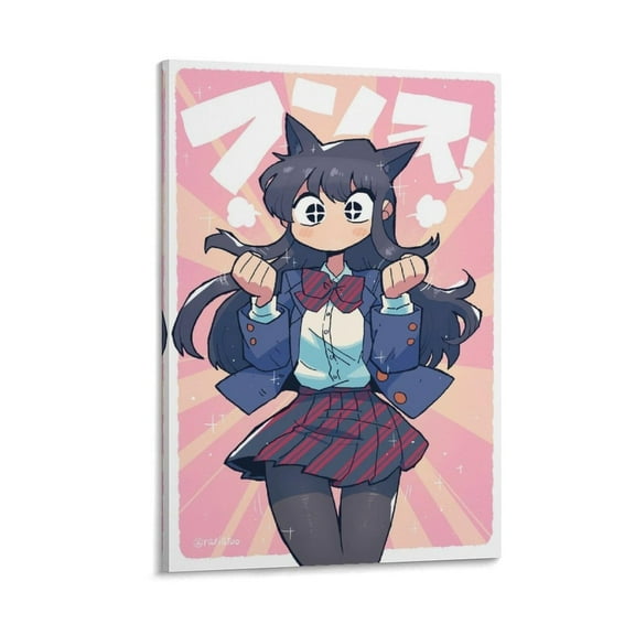 Anime Poster Komi Can't Communicate Anime Cover Poster Canvas Wall Art Poster For Room Aesthetic And Decor 18 Poster For Living Room Bedroom Office Decor