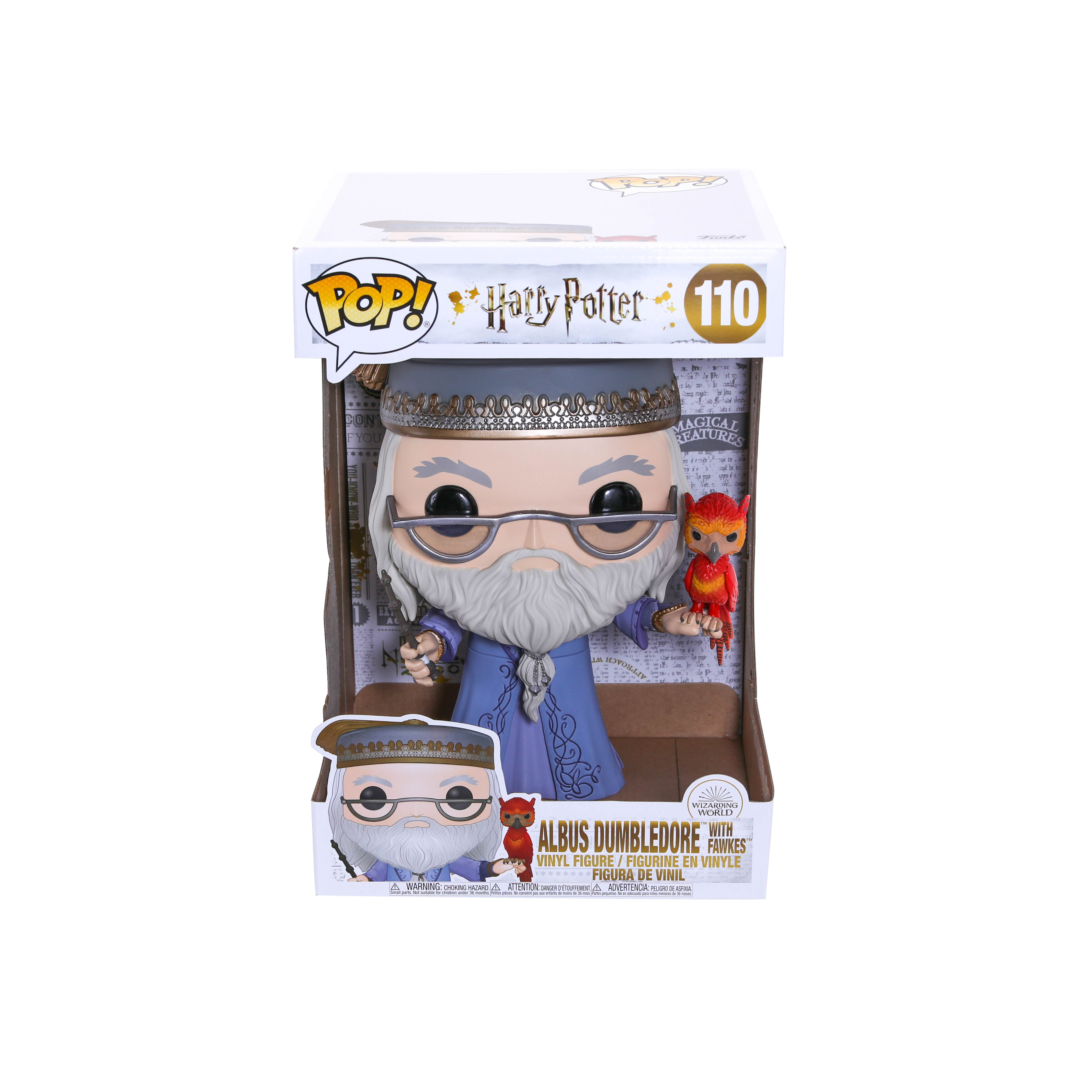 Funko DUMBLEDORE WITH FAWKES 10/" POP Vinyl Figure  MINT BOX IN STOCK NOW!