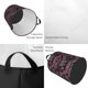 thumbnail image 2 of Balery Colorful Hawaii Palms Cesta de ropa redonda con asas, impermeable, independiente, para ropa, juguetes, dormitorio y familia-Small, 2 of 6