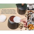 thumbnail image 3 of NEOUZA Coffee Paper Filter Round for Espresso Machine Portafilter Moka Pot 100pcs Unbleached Disposable Puck Screen (56mm), 3 of 4