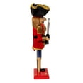 thumbnail image 2 of Kurt Adler 15-Inch Pirate Nutcracker with peg leg, 2 of 8