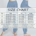 thumbnail image 3 of Green Womens Sweatpants Womens Elastic Loose Casual Cotton Soft Yoga Sports Dance Harem Pants Casual Pants Women, 3 of 5