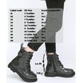thumbnail image 6 of DADAWEN Boy Combat Boots Girl Glittering Ankle Boots Waterproof Black 10 Toddler, 6 of 6