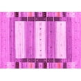 thumbnail image 1 of Ahgly Company Indoor Rectangle Abstract Pink Contemporary Area Rugs, 5' x 7', 1 of 4