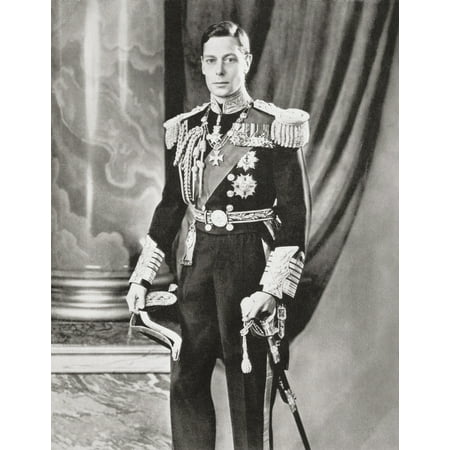 George Vi 1895 Canvas Art - Ken Welsh Design Pics (26 x 34)