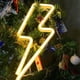 thumbnail image 5 of Bonita luz de noche con señal de flash, luz de decoración de luz de neón con flash LED, decoración de pared para Navidad, fiesta de cumpleaños Adepaton MZQ-0168-2, 5 of 5