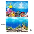thumbnail image 1 of Adhesivo 3D de fondo para acuario, diseño de paisaje oceánico de doble cara, póster con imagen para decoración de acuarios, accesorio para pecera, 50 x 100 cm de alto x largo, B, 1 of 5