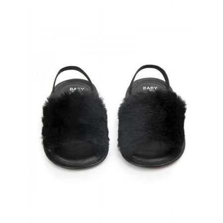 

Baby Girls Soft Sole Shoes Plush Sandal