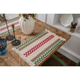 thumbnail image 3 of Tassels Boho Placemats Set of 2, Macrame Place Mats Burlap Splicing Woven Rectangular Table Mats, Farmhouse Table Decor for Rustic Wedding Bridal Shower, 12x20 Inches, 3 of 3