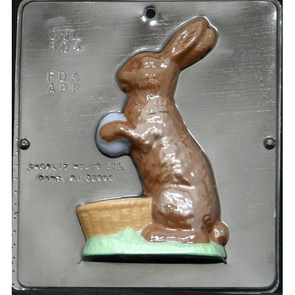 Candy Molds N More Easter 1-Cavity Chocolate Candy Mold, Non-Stick, 2 Count, 804