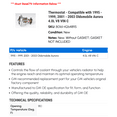 thumbnail image 2 of Thermostat - Compatible with 1995 - 1999, 2001 - 2003 Oldsmobile Aurora 4.0L V8 VIN C 1996 1997 1998 2002, 2 of 2