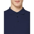 thumbnail image 4 of Stedman Mens Long Sleeved Cotton Polo, 4 of 4