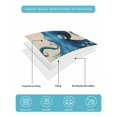 thumbnail image 5 of Vintage Blue Octopus Twin Size Down Alternative Comforter, Lightweight Comforter Quilt Bedding Set with Pillow Shams Summer Coastal Ocean Wave All Seasons Bed Comforter Duvet Insert 68"x86", 5 of 7