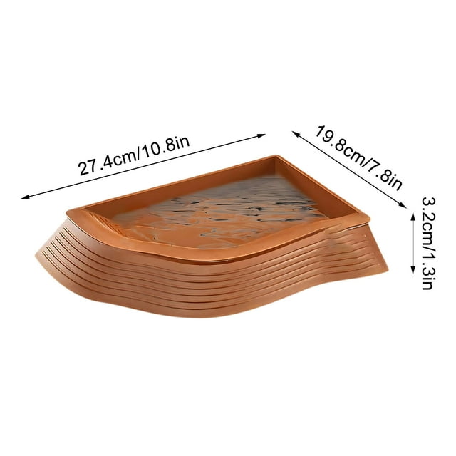 Distributeur d'Eau pour Animaux Antidérapant Multi-Fonction Bol Tortue Étang Distributeur de Tortue Matériau de Sécurité Bassin Aquatique