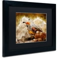 thumbnail image 2 of Trademark Fine Art "Hurrying Quail" Canvas Art by Lois Bryan Black Matte, Black Frame, 2 of 4