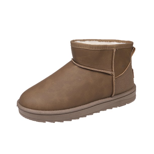 Nuevos botines planos con plataforma para hombre, botas de nieve de gamuza de felpa, zapatos casuales cálidos, invierno 2021, nuevos zapatos gruesos de moda gótica, botas Chelsea para hombre