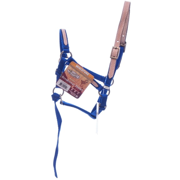 Tough 1 Miniature Nylon Break-Away Halter, Royal Blue, Large
