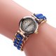 thumbnail image 1 of Reloj de cuarzo para mujer, relojes para mujer, reloj de pulsera analógico de cuarzo con cuerda de punto y cadena, reloj de cuarzo, 1 of 4