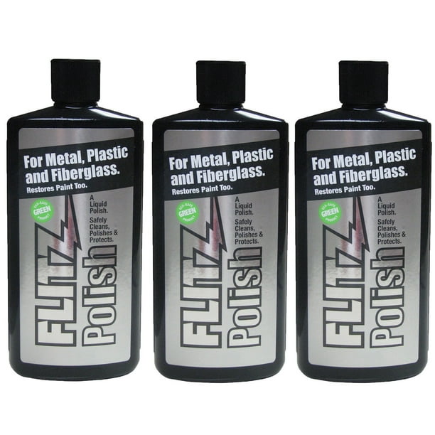 Flitz MultiPurpose Polish and Cleaner Liquid for Metal, Plastic