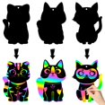 thumbnail image 4 of Marcadores Craft Kit CY2SIDE para rascar con forma de gato, 60 unidades, 4 of 7