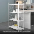 thumbnail image 3 of Estante Rack Plegable Ilios Innova 4 Niveles Blanco, 3 of 4