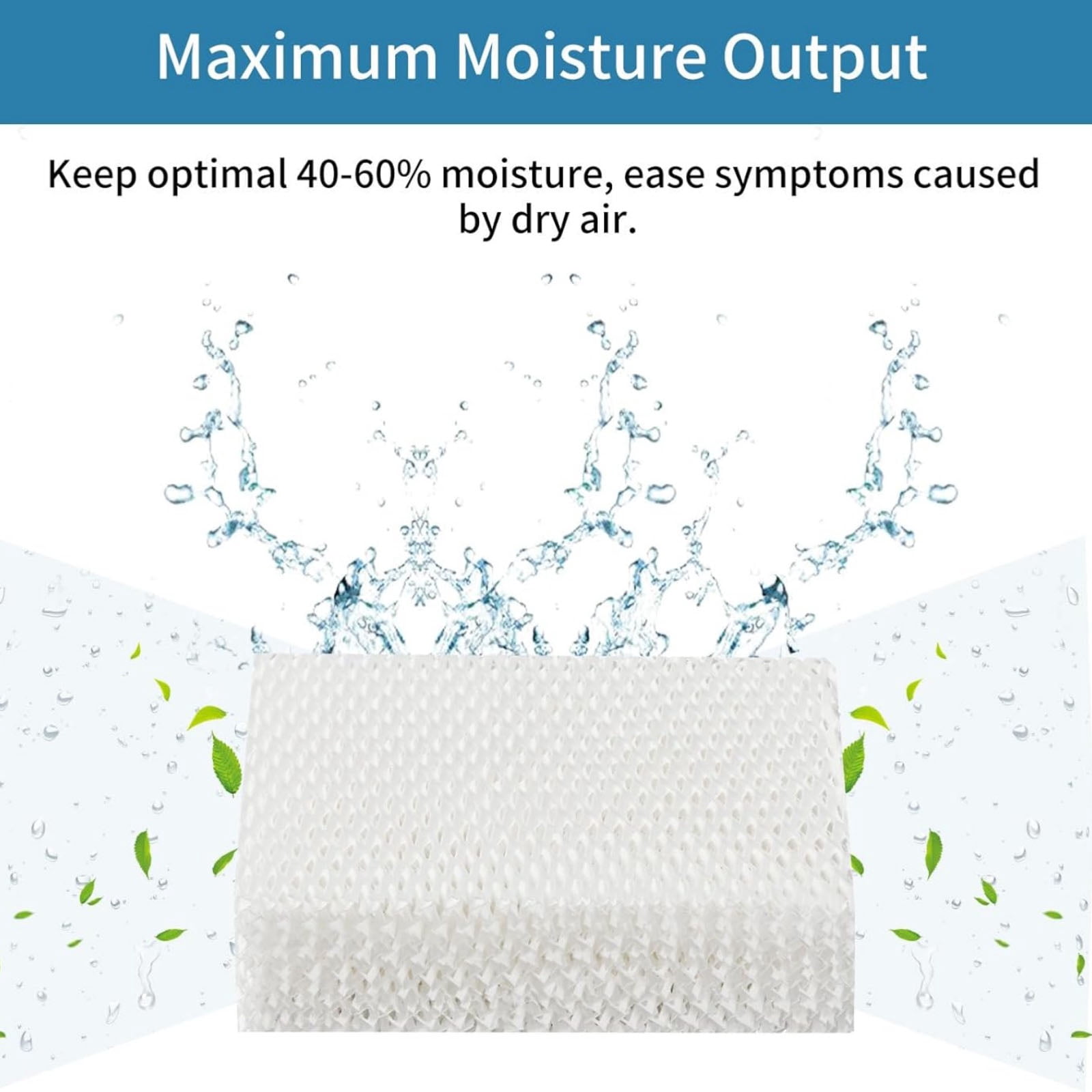 GUYUTING Honeycomb Humidifier Wick Pad Filter Aluminium Foil Mesh Paper 2 Pcs for Emerson ES-12 Essick Air HD13030 Essick MoistAir HD1406