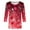 Red, variant on gakvbuo Valentine Day Shirt for Women Trendy 3/4 Sleeve Tunic Tops Cute Graphic Tees Round Neck Casual Funny Shirts Tops Blouse