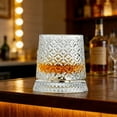 thumbnail image 6 of Spinning Whiskey Glass with Rotating Base for Bar Table Decor 1-Piece, 6 of 6