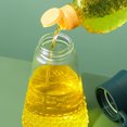 thumbnail image 4 of Handheld Oil Dispenser Automatic Open Bottle with Handle Free Oil Pouring Glass Drip-Free Container Cruet Salad Dressing Pot Kitchen Chef Supplies Green, 4 of 7