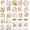 Boho Floral, variant on UV DTF Cup Wrap Transfer Stickers: 20 Pcs Mama UV DTF Cup Wraps for 16 oz Glass Water Bottle, Black Letters Uvdtf Sticker Rub on Transfers Waterproof, DIY Craft Gifts for Mom Mother's Day
