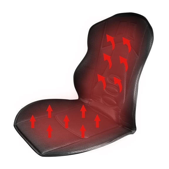 AutoDrive 12-Volt Heated Seat Cushion. Assembled Product: 39H x 19W x 1D. Universal Vehicle Type Fit