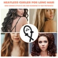 thumbnail image 2 of Heatless Curling Rod Headband No Heat Silk Ribbon Curling Rod Hair Roller Curls with Hair Claw Clip Lazy Natural Soft Wave DIY Hair Rollers Styling Tool for Sleep in Overnight (Black), 2 of 7