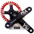 thumbnail image 7 of BUCKLOS 104 BCD Mountain Bike Single Speed Crankset, 170mm Square Taper Crankset with Plating Chainring 30/32/34/36/38T (Multicolor), 7 of 7