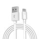 thumbnail image 1 of Cable micro USB universal para CCTV y dispositivos Android, 5 m/16 pies, carga rápida de 5 V 1 A y transferencia de datos, USB 2.0 de alta velocidad, color blanco, 1 of 8