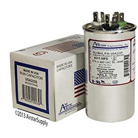 CAP050400440RTP Goodman 5/40 MFD/440V DU Capacitor
