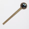 thumbnail image 2 of Halloween Graveyard Lace Bookmark in Antique Bronze: a Gift for Readers and Book Lovers - Book Accessories with Charm, Bookmarks, Book Markers, and Book Marks, 2 of 5