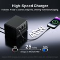 thumbnail image 2 of Cargador de batería Gitryin estación de escritorio 12 en 1 de 40 W USB-C, 2 of 9