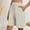 #3Beige, variant on Byworldtasic Womens Shorts Women's Linen Summer Shorts Casual Bermuda Wide Leg Mid Length High Waisted Drawstring Short with Pocket