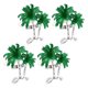 thumbnail image 2 of KAKOWELY 4 hebillas para servilletas, anillos decorativos para servilletas de fiesta, porta servilletas estilo hawaiano, 2 of 5