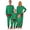 Green, variant on AIGUR Family Matching Christmas Pajama Set, Family Matching Christmas Pajamas Set Cartoon Print Holiday Pajamas Sleepwear Dad Mom PJs