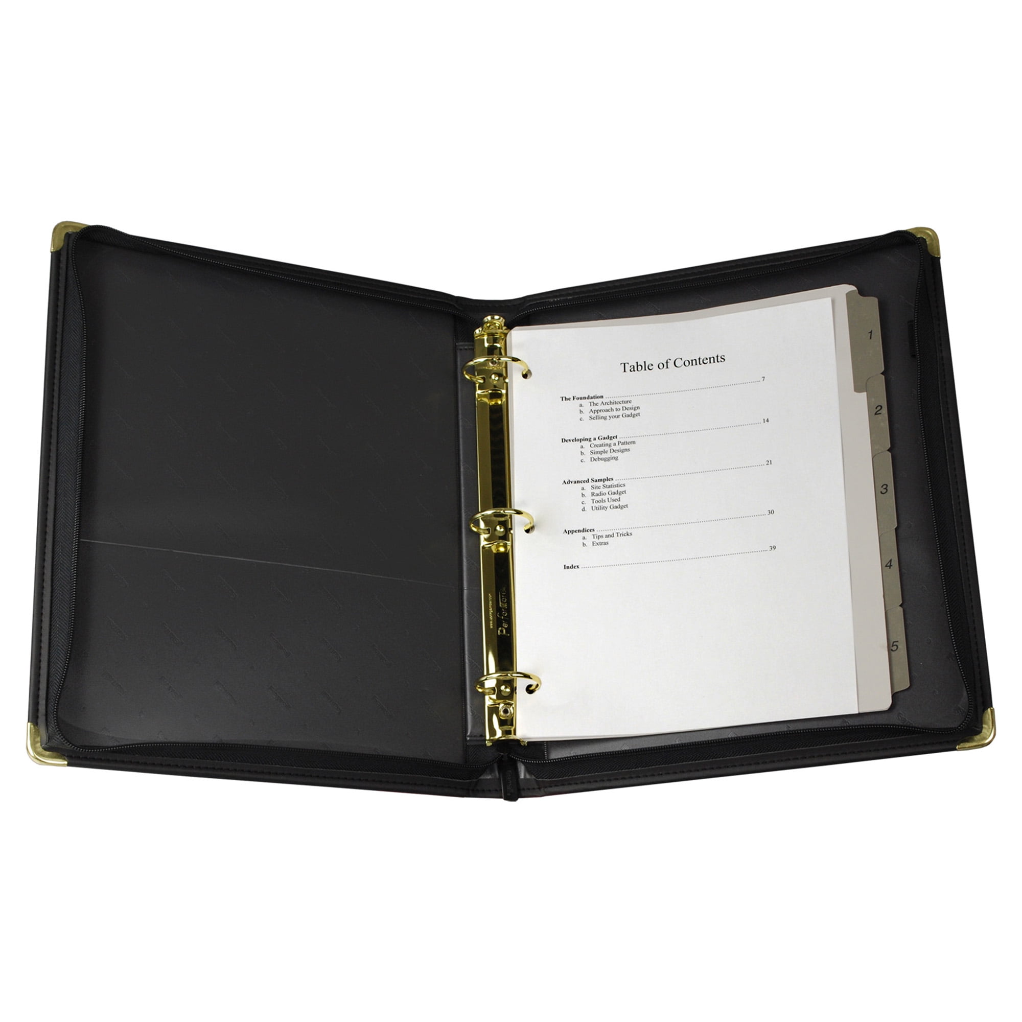 03▢ ブリーチ POSTCARD BOOK MAILs NA0218-3 Samsill Classic Executive 3 Ring Binder, 1.5 Inch Brass